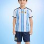 Kids-Argentina-Home-Jersey-And-Shorts-World-Cup-2026